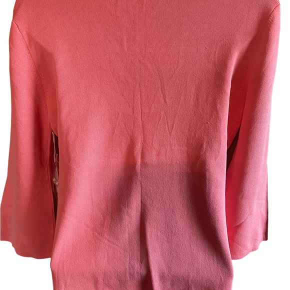 Women’s “Joseph A” Coral Top w/ shell embellishments-Size Large NWT - Picture 4 of 8